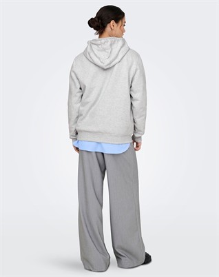 OnlDaze Hoddie - Light Grey Melange 
